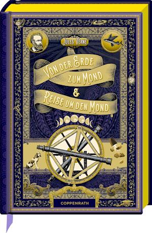 Cover for Jules Verne · Von der Erde zum Mond / Reise um den Mond (Bok) (2024)