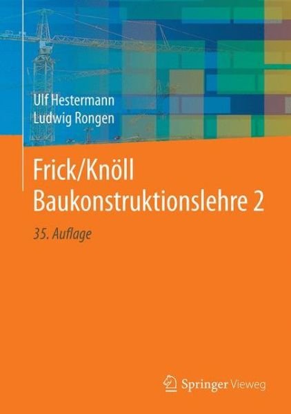 Cover for Ulf Hestermann · Frick Knoell Baukonstruktionslehre 2 (Buch) (2019)
