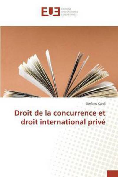 Cover for Cardi · Droit de la concurrence et droit (Buch) (2015)