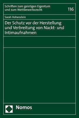 Cover for Hohenstein · Der Schutz vor der Herstellu (Bog) (2020)