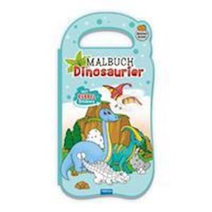 Cover for Trötsch Malbuch mit Rubbelstickern Dinosaurier (Book) (2022)