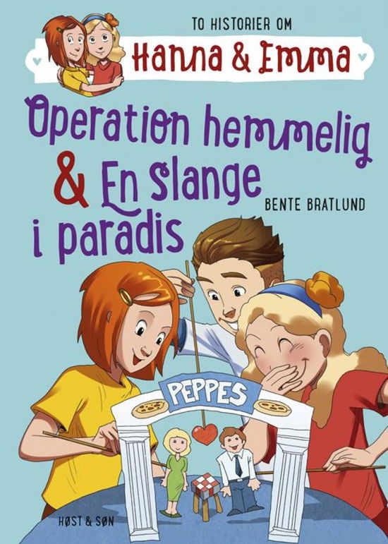 Hanna & Emma 2. Operation hemmelig/En slange i paradis - Bente Bratlund - Livres - Høst og Søn - 9788763831123 - 30 août 2013