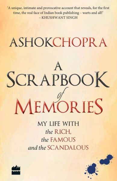 Cover for Ashok Chopra · A Scrapbook of Memories (Paperback Book) (2016)