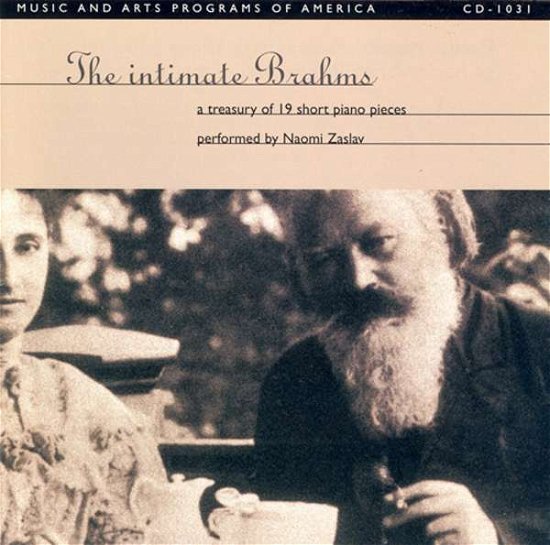 Cover for Brahms / Zaslav · Intimate Brahms: 19 Short Piano Works (CD) (1998)