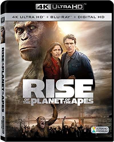 Cover for Rise of the Planet of the Apes (4K Ultra HD) (2017)