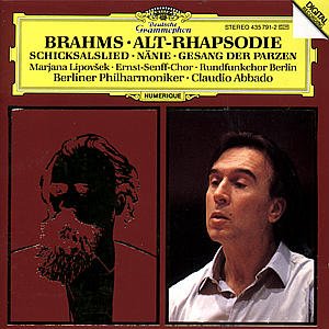 Cover for Abbado Claudio / Berlin P. O. · Brahms: Alto Rhapsody (CD) (2001)