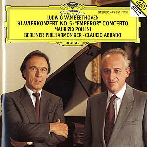 Piano Concertos No. 5 Emperor - Beethoven / Pollini / Bpo / Abbado - Musik - DEUTSCHE GRAMMOPHON - 0028944585124 - 3. april 1995