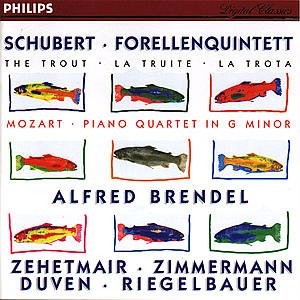 Schubert / Mozart / Brendel / Zimmermann · Piano Quintet D667 / Piano Quartet K478 (CD) (1995)