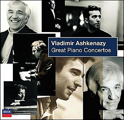 Cover for Ashkenazy Vladimir · Great Piano Concertos (CD) [Collector's edition] [Box set] (2003)