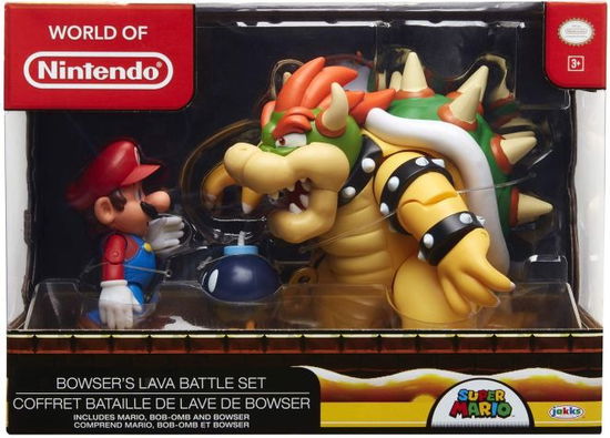 Cover for Super Mario · Mario Vs. Bowser Diorama Set (64512-4l) (Toys) (2024)