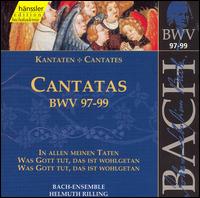 Cover for Bach / Gachinger Kantorei / Rilling · Sacred Cantatas Bwv 97-99 (CD) (1999)