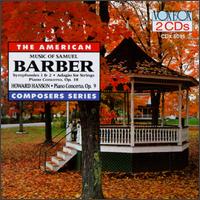 Music Of Barber / Hanson - V/A - Musiikki - VOXBOX - 0047163509124 - lauantai 30. kesäkuuta 1990