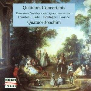 Cover for Quatuor Joachim · Quartets Concertante (CD) (1996)