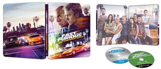 Cover for Fast &amp; the Furious - 20th Anniversary Limited Ed (4K Ultra HD/BD) [Steelbook edition] (2021)