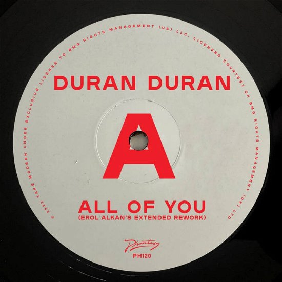 Cover for Duran Duran · All Of You (Erol Alkan S Extended Rework) (12&quot;)