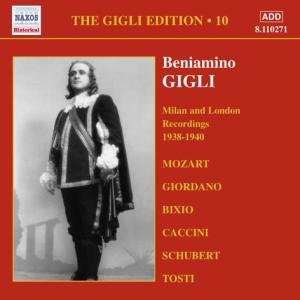 Cover for Beniamino Gigli · Milan &amp; London 1938-1940 (CD) (2005)