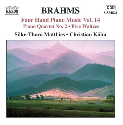 Brahmsfour Hand Piano Music Vol 14 - Matthieskohn - Music - NAXOS - 0636943482124 - May 2, 2005