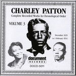 Vol.3 1929 - 1934 - Charley Patton - Musiikki - DOCUMENT - 0714298501124 - perjantai 28. tammikuuta 2022