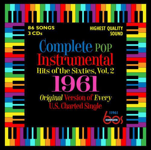 Complete Pop Instrumental Hits 1961 (3-cd) - V/A - Musik - COMPLETE 60S - 0730531196124 - 2 mars 2023