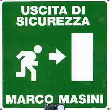 Cover for Marco Masini · Uscita Di Sicurezza (CD)