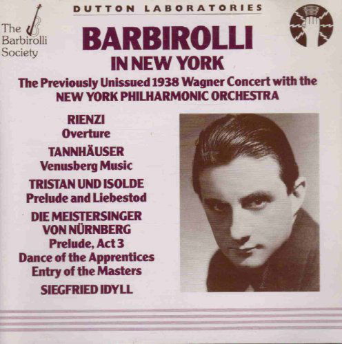 Cover for Barbirolli · Barbirolli In New Yo Dutton Klassisk (CD) (1994)