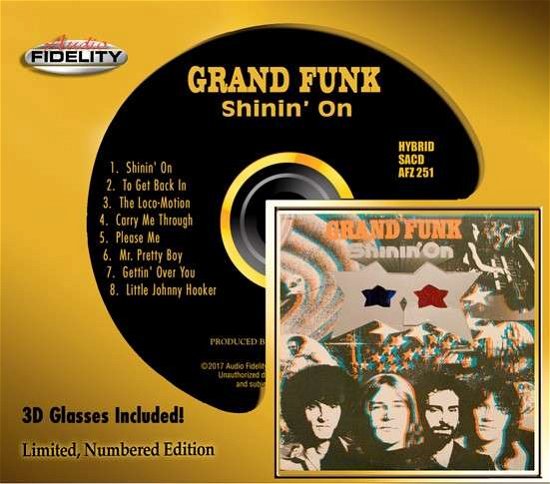 Cover for Grand Funk Railroad · Shinin' on (SACD) [Limited edition] (2017)
