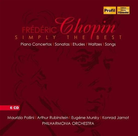Simply the Best - Chopin / Pollini / Philharmonia Orchestra - Música - PROFIL - 0881488150124 - 12 de mayo de 2015