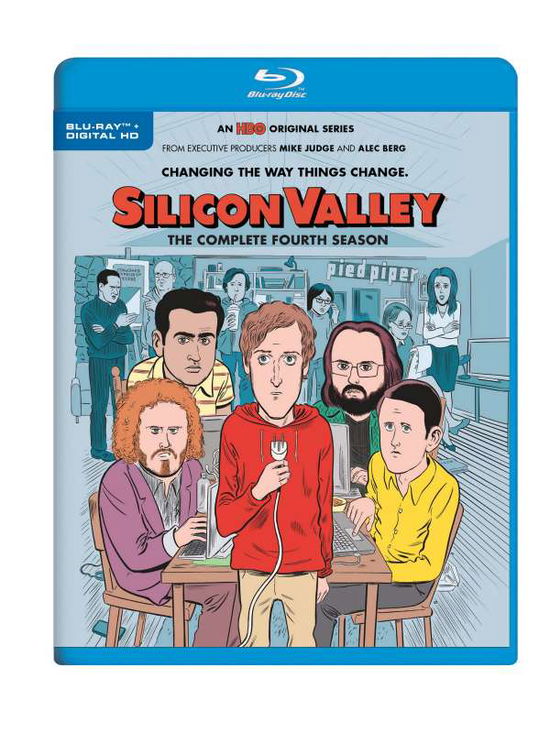 Cover for Silicon Valley: the Complete Fourth Season (Blu-ray) (2017)