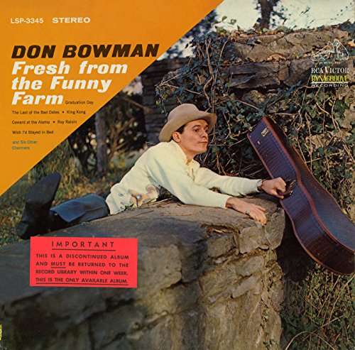 Cover for Don Bowman · Fresh From The Funny Farm-Bowman,Don (CD) (2016)