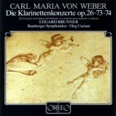 Cover for Weber (Brunner / Caetani) · Clarinet Concertos (CD) (1993)