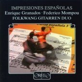 Danzas Espanolas / Impresiones Intimas - Granados / Mompou / Folkwang Guitar Duo - Musik - ORF - 4011790405124 - 1 april 1999