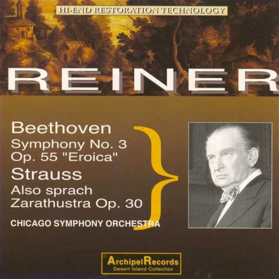 Cover for Reiner Fritz · Symphony No.  3 - Eroica / Also Sprach Zarathustra (rec. 1954) Archipel Klassisk (CD) (2000)