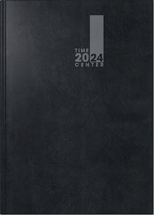 Cover for Brunnen · BRUNNEN Buchkalender TIME CENTER 2024 schwarz (N/A)