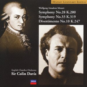 Mozart: Symphonies Nos.28 & 33 - Sir Colin Davis - Muziek - UC - 4988005416124 - 6 februari 2008
