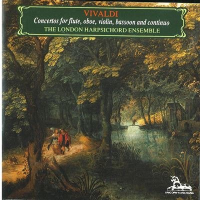Cover for Antonio Vivaldi  · Concertos For Flute, Oboe, Violin, Bassoon And Continuo (CD)