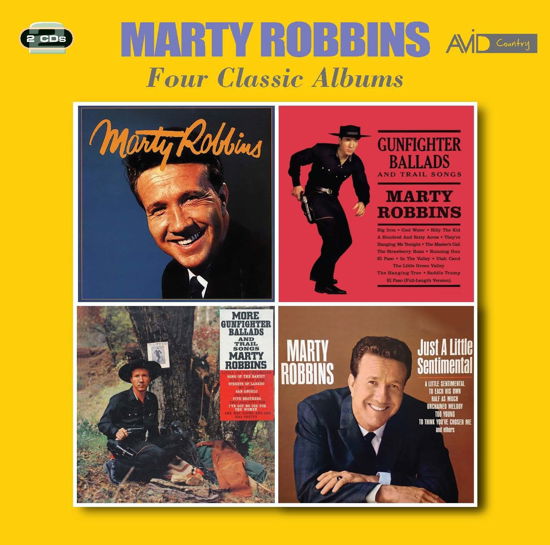 Cover for Marty Robbins · Four Classic Albums (CD) (2018)