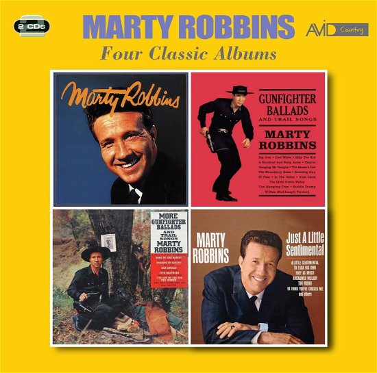 Cover for Marty Robbins · Four Classic Albums (CD) (2018)