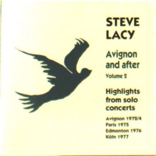 Cover for Steve Lacy · Avignon After 2 (CD) (2022)