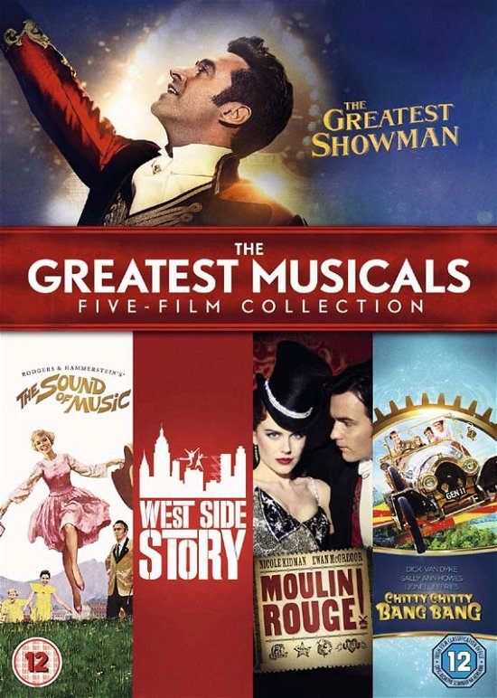 Cover for The Greatest Musicals  5 Film Collection · Greatest Musicals Collection (DVD) (2018)