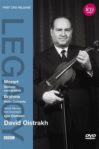 Cover for Oistrakh / Bach / Mozart / Brahms / Kondrashin · David Oistrakh Plays Violin Concertos (DVD) (2011)