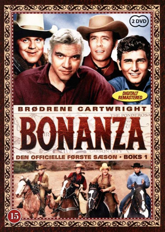Cover for Bonanza · Bonanza  Season 1 -  Box 1 (DVD) (1901)