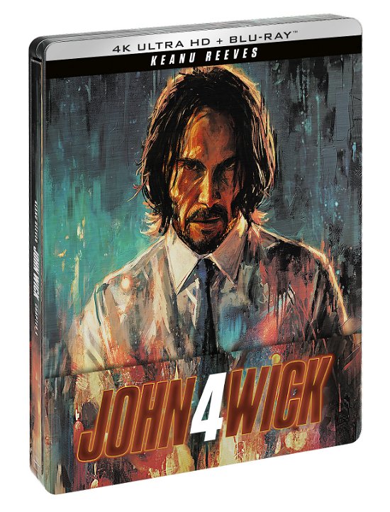 Cover for Laurence Fishburne,keanu Reeves,donnie Yen · John Wick 4 (Steelbook) (Blu-Ray 4K Ultra Hd+Blu-Ray Hd) (Blu-ray) (2023)