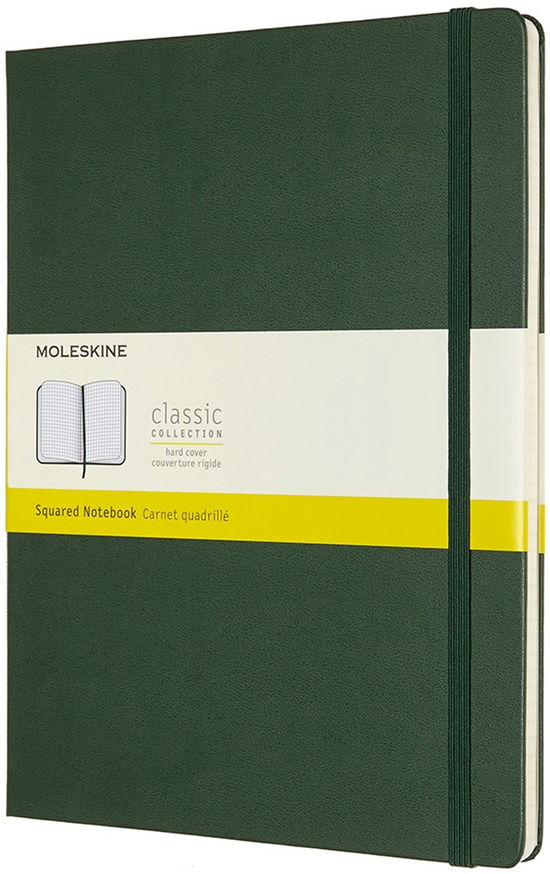 Cover for Extra Large Squared Hardcover · Moleskine Extra Large Squared Hardcover Notebook: Myrtle Green (Stationery) (2019)