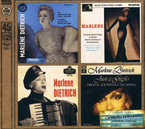 4 Original 45 Ep's, 16 Tr - Marlene Dietrich - Musik - M.AGE - 8436038726124 - 30. Januar 2008