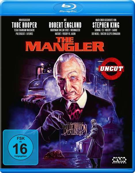 Cover for Tobe Hooper · The Mangler (Unrated) (Uncut) (Blu-ray) (Blu-Ray) (2020)