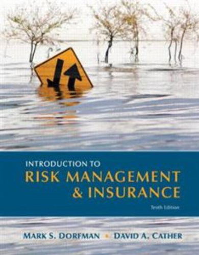 Cover for Mark S. Dorfman · Introduction to Risk Management and Ins (Hardcover bog) (2012)