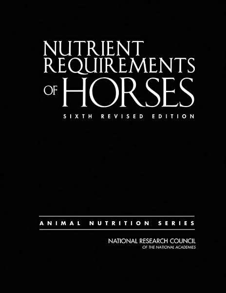 Nutrient Requirements of Horses - National Research Council - Libros - National Academies Press - 9780309102124 - 1 de diciembre de 2006