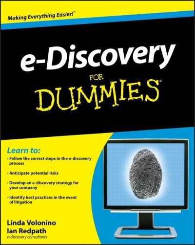 Cover for Pollard, Carol (Canisius College) · E-discovery for Dummies (Paperback Book) (2009)