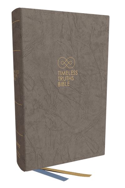 Cover for Timeless Truths Bible: One faith. Handed down. For all the saints. (NET, Gray Hardcover, Comfort Print) (Hardcover Book) (2024)