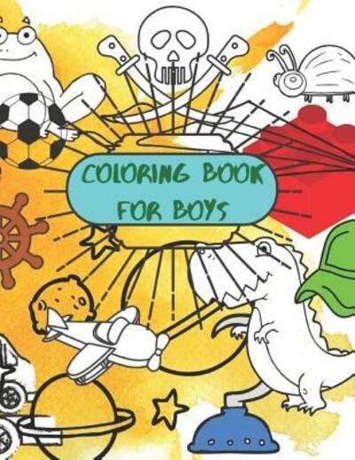 Cover for Bee Keys · Coloring Book for Boys (Paperback Bog) (2019)